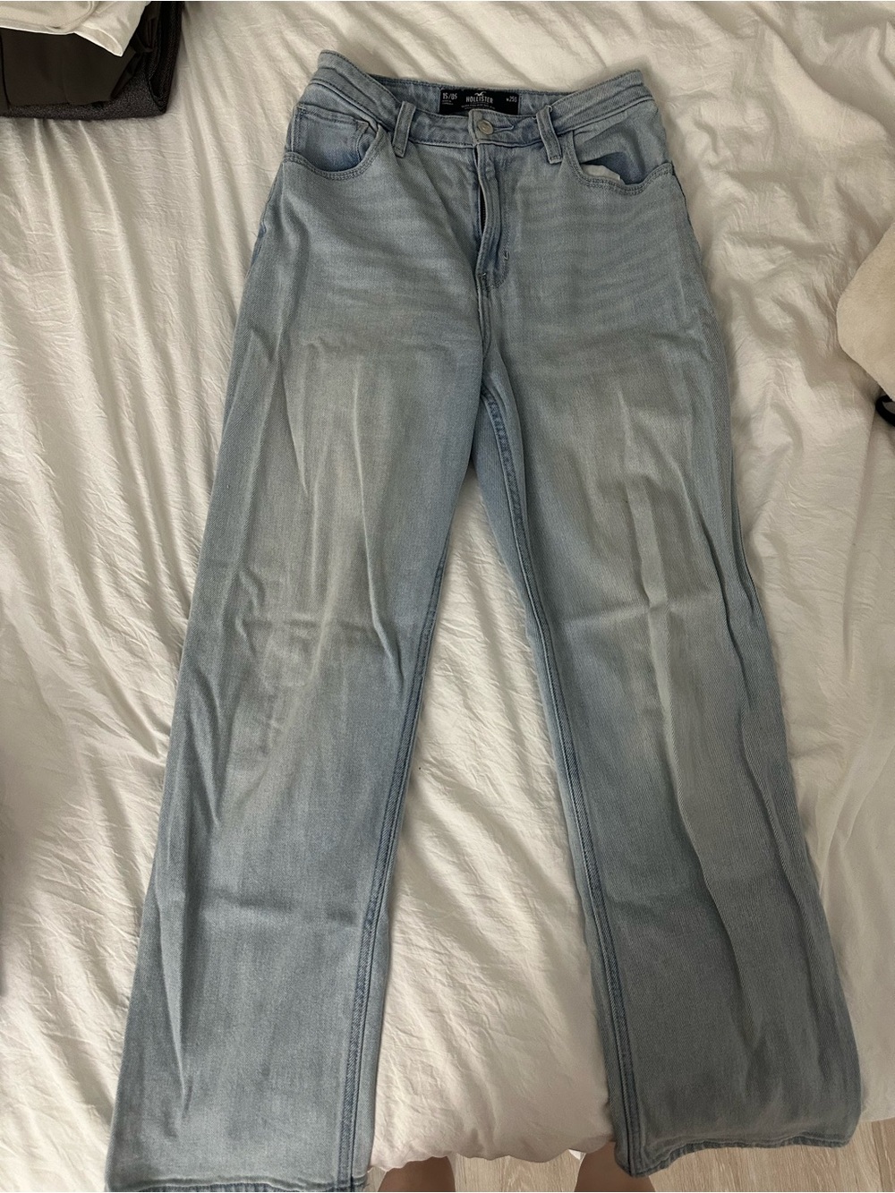 Hollister Light Blue High-Rise Dad Jeans
